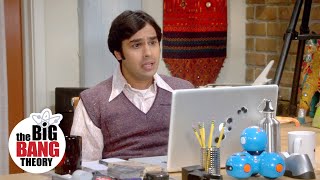 Raj Gets Cut Off  The Big Bang Theory [upl. by Achilles]