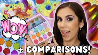 A DIFFERENT EYESHADOW FORMULA  Menagerie Sugar High Palette  First Impressions amp Comparisons [upl. by Aphra]