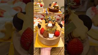 チョコクリームたっぷりのクリスマスチョコケーキ🍫🎅🎄ないちゃんグルメ japanesefood [upl. by Bannasch]