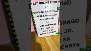 Topic Philippine National Police PNP Law amp History Free Online Review in NAPOLCOM Exams 11824 [upl. by Elleira659]