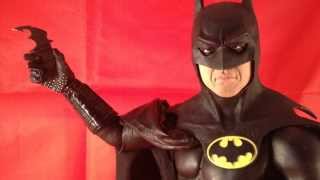 Neca 1989 Michael Keaton Batman 14 Scale 18quot [upl. by Keene]