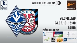 26Spieltag SV Waldhof  FSV Frankfurt [upl. by Anauqahc]