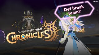 ursus  capella path of adventure  def downstun gimmick team on summoners war  chronicles [upl. by Christye624]