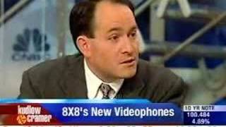 Kudlow amp Cramer Interview Bryan Martin on VoIP amp Videophones [upl. by Llehsor]