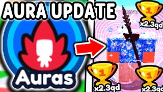 SECRET LIMITED AURAS Coming To Roblox Arm Wrestle Simulator [upl. by Nelo]