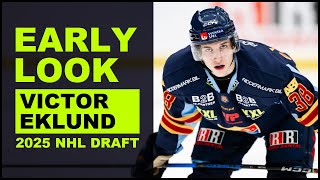 VICTOR EKLUND HIGHLIGHTS  2025 NHL Draft [upl. by Tnilk381]