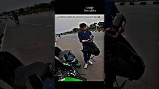 SonuPlaha Idiot boy ne 20 lakh ka exhaust le kar aya gya😳shorts bike rider chapri motovlog [upl. by Deanna760]