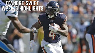 DAndre Swift Week 5 Highlights vs Panthers🔥 Panthers vs Bears [upl. by Oniratac]