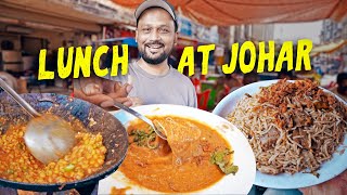 Special Dal Fry Hyderabadi Pulao Haleem in Karachi Gulistan e Johar  Street Food PK [upl. by Girand]