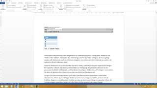 Microsoft Word automatisches Tabellenverzeichnis erstellen  wissenschaftliches Arbeiten Tutorial [upl. by Fawcette]