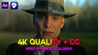 4K QUALITY AFTER EFFECTS  COLOUR CORRECTION My Personal CC [upl. by Brietta]