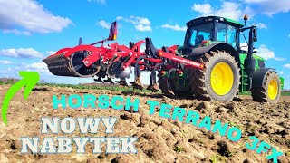 💪NOWY NABYTEK 💪 PIERWSZY WYJAZD 😁HORSCH TERRANO 3FX amp 🚜JD 155M🚜 [upl. by Croix]