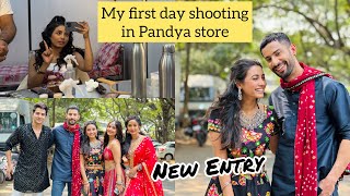 First Day shooting in pandya Store 😍 How I got Pandya Store ❤️🧿 [upl. by Nazus224]