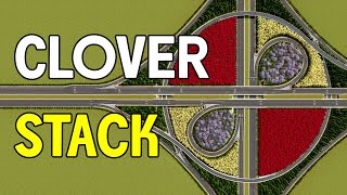 The Cloverstack CRUSHES Traffic in Cities Skylines [upl. by Trab]