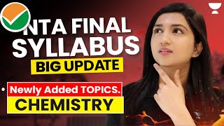 NTA Final Syllabus  Chemistry Newly Added Topics  NEET 2024  Akansha Karnwal [upl. by Uird]