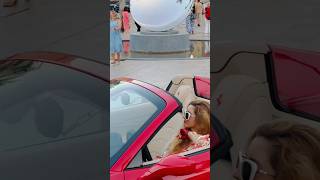 Girl Driving Ferrari 488 Spider in Monaco 🇲🇨 [upl. by Monagan]