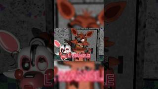 FNAF ORIGINAL FOXY BEATS UP MANGLE videogamecharacter fnaf edit [upl. by Anirok602]