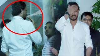 Irrfan Khan CAUGHT Smoking At Madaari Movie Special Screening [upl. by Court843]