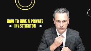 5 tips on How to Hire a Private Investigator  Paramount Investigative Services Inc [upl. by Ellednahs848]