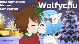 WOLFYCHU  Best Animations Memes Compilation [upl. by Kaela988]