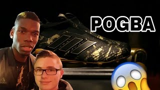 PAUL POGBA GETROFFEN😍 ADIDAS ACE 17 PURECONTROL BLACK amp GOLD🔥😱 [upl. by Spragens407]