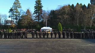 Tulliallan Scottish Police College 0317 Pass Out Parade December 2017 [upl. by Mosi]