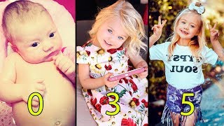 Everleigh Soutas Life Journey From 0 To 5 Year Old Cute Compilation December 2018 [upl. by Theola]