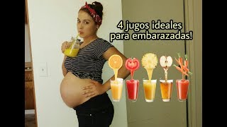 Jugos ideales para embarazadas Jugos naturalesJugos de verdurasJugos para embarazadas [upl. by Idnak]