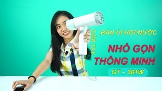 Bàn ủi Hơi Nước Cầm Tay GT 301W  Nhỏ Nhưng Có Võ  Nhanh Chóng ủi Phăng Các Vết Nhăn Áo Quần [upl. by Yesrej]