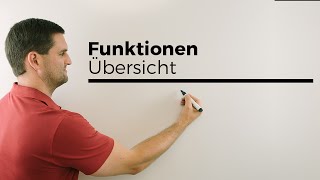 Funktionen Übersicht Funktionstypen Eigenschaften  Mathe by Daniel Jung [upl. by Frederik]