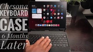 Chesona iPad Air 4 Keyboard Case 6 Months Later How Is It Holding Up [upl. by Fogel300]