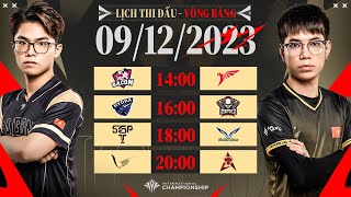 BAC vs TLN  BHD vs BRO  SGP vs FW  VGM vs HKA  VÒNG BẢNG AIC 2023  NGÀY 0912 [upl. by Airdnek]