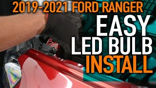 2019 Ford Ranger Headlamp Bulb Install How To [upl. by Assirhc17]