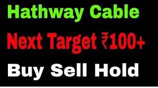 Hathway Cable amp Datacom Share Latest News  Hathway Cable Share Analysis  Next Target [upl. by Anair]