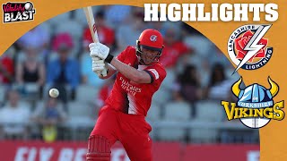 Lancashire secures quarterfinal spot  Lancashire v Yorkshire  Highlights  Vitality Blast 2021 [upl. by Comstock]