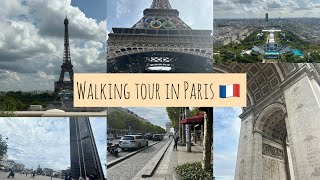 Paris France 🇫🇷 Walking tour باريس 🗼 [upl. by Elay]