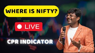 Where is NIFTY Live with KGS using CPR Indicator [upl. by Vudimir516]