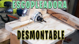 Escopleadora Casera Portable y Desmontable Con el Router o Fresadora [upl. by Kathi]