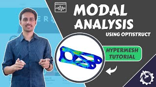 Modal Analysis using Hypermesh Optistruct Solver [upl. by Eugenie]