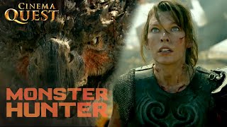 Monster Hunter  The Final Battle With The Rathalos ft Milla Jovovich  Cinema Quest [upl. by Enilrek789]