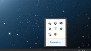 Minimize any Running Program to System Tray Tray [upl. by Nesyt]