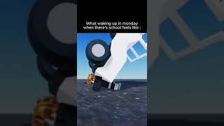 Waking up meme roblox funny shorts [upl. by Eolcin]