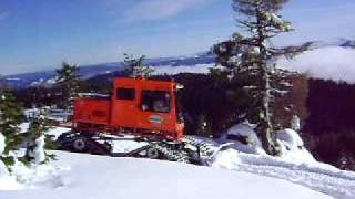 Tucker SnoCat  Mt Ashland Blade Cut 1 [upl. by Dragelin519]