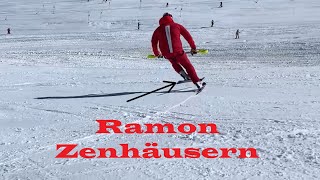 Ramon Zenhäusern practicing Outside Ski Only [upl. by Aihselef]