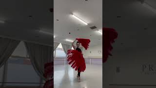 Getting that fan dancing practice in burlesquelife featherfans [upl. by Schrick554]