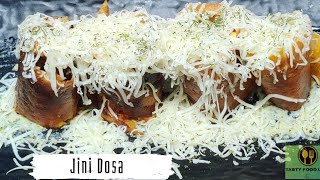 Jini dosa  Jini dosa recipe with secret spice mix  जीनी ढोसा  Jini roll dosa [upl. by Bresee]