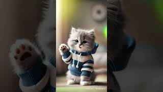 Cutest cat dance horn track song style cat cute kitty funny [upl. by Erhard]