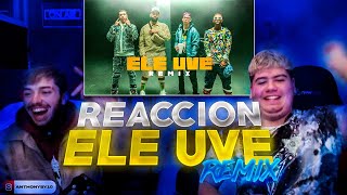 REACCIÓN Eladio Carrion x Natanael Cano x Ovi  Ele Uve Remix ft Noriel Official Video [upl. by Kolosick]