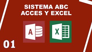 Sistema de Inventarios ABC desde Cero en Acces y Excel con Macros VBA  01 [upl. by Asin331]