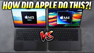 M3 Pro vs M4 Pro MacBook Pro  HOLY SMOKES APPLE 🤯 [upl. by Higley844]